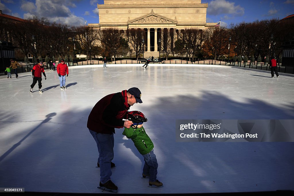 National Gallery of Art Sculpture Garden Ice Rink - Washington, DC