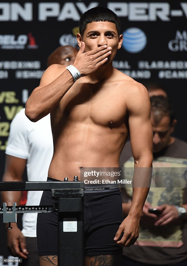 Canelo Alvarez v Erislandy Lara - Weigh-In