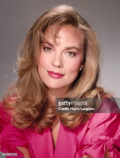 Actress Leann Hunley poses for a portrait in 1987 in Los Angeles, California.