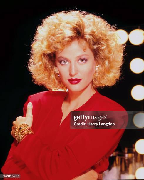 Actress Virginia Madsen poses for a portrait in 1990 in Los Angeles, California.