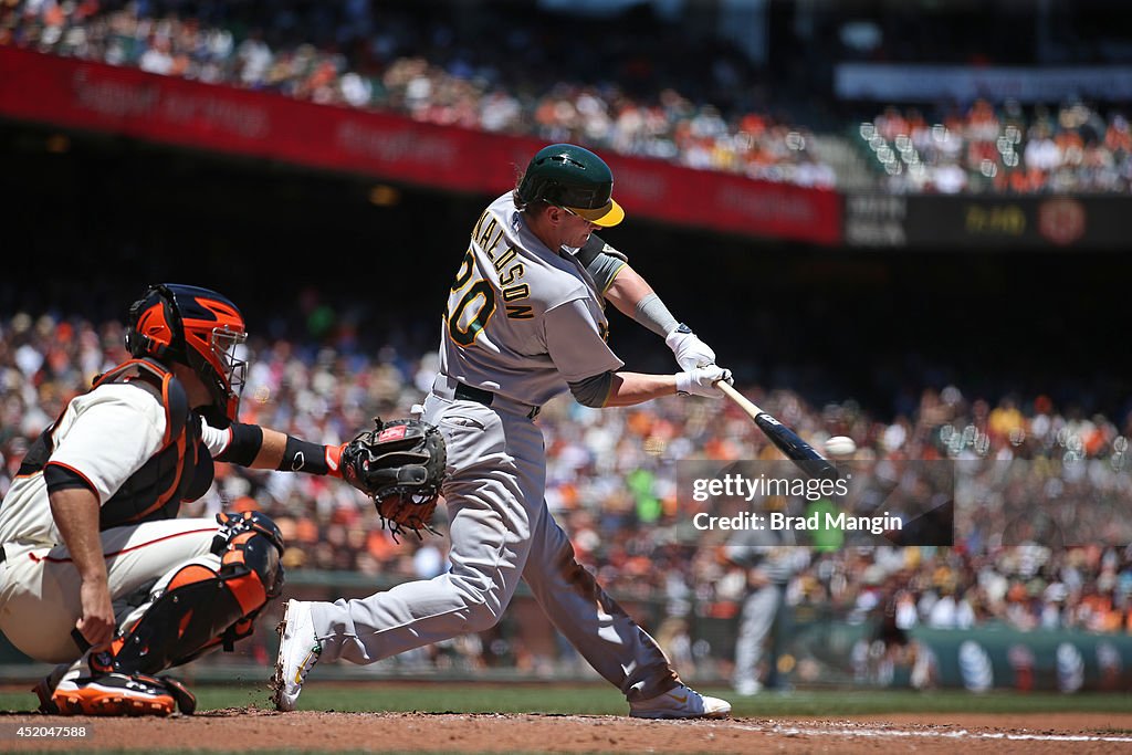Oakland Athletics v San Francisco Giants