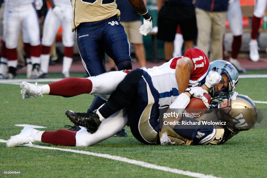 Winnipeg Blue Bombers v Montreal Alouettes