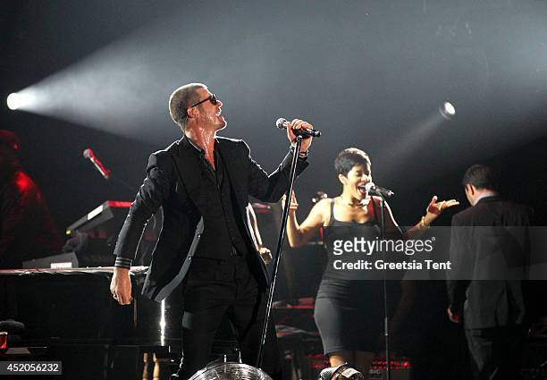 Robin Thicke performs at day one of North Sea Jazz Festival at Ahoy on July 11, 2014 in Rotterdam, Netherlands.
