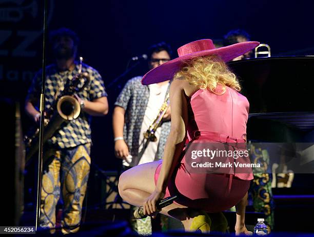 Paloma Faith performs at Day 1 of North Sea Jazz Festival at Ahoy on July 11, 2014 in Rotterdam, Netherlands.