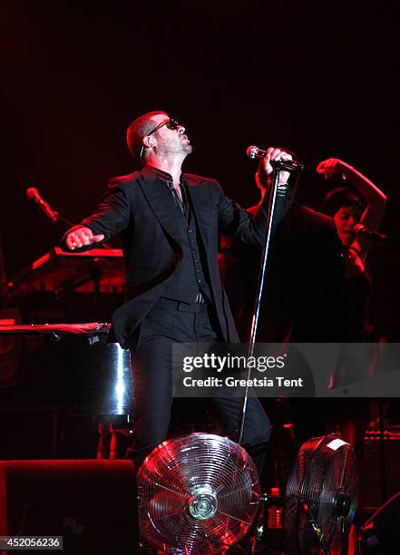 Robin Thicke performs at day one of North Sea Jazz Festival at Ahoy on July 11, 2014 in Rotterdam, Netherlands.