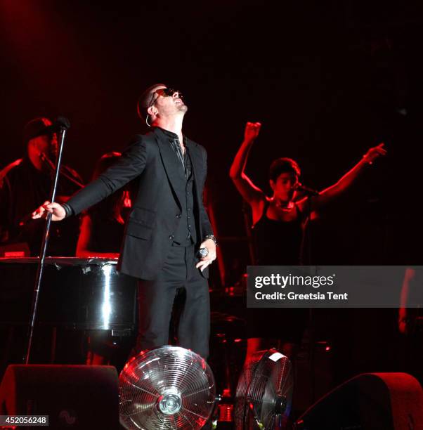 Robin Thicke performs at day one of North Sea Jazz Festival at Ahoy on July 11, 2014 in Rotterdam, Netherlands.