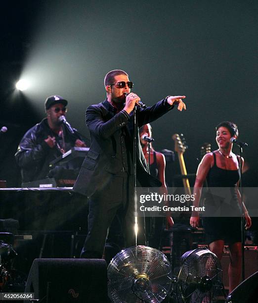 Robin Thicke performs at day one of North Sea Jazz Festival at Ahoy on July 11, 2014 in Rotterdam, Netherlands.