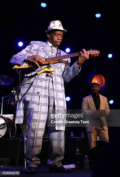 Papi Oviedo of Orquesta Buena Vista Social Club performs at day one of North Sea Jazz Festival at Ahoy on July 11, 2014 in Rotterdam, Netherlands.