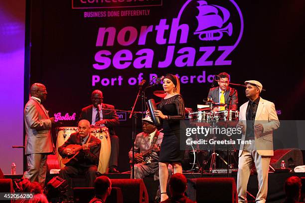 Orquesta Buena Vista Social Club performs at day one of North Sea Jazz Festival at Ahoy on July 11, 2014 in Rotterdam, Netherlands.