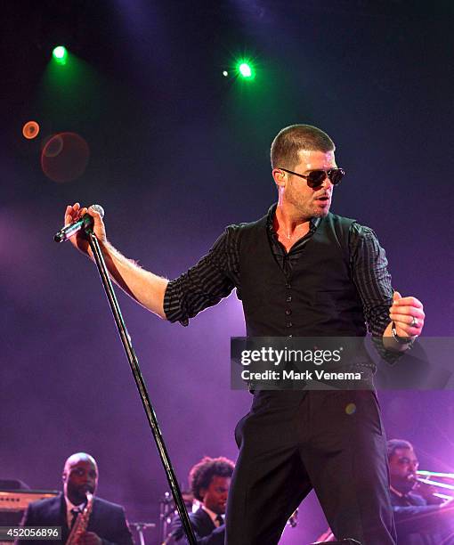 Robin Thicke performs at Day 1 of North Sea Jazz Festival at Ahoy on July 11, 2014 in Rotterdam, Netherlands.