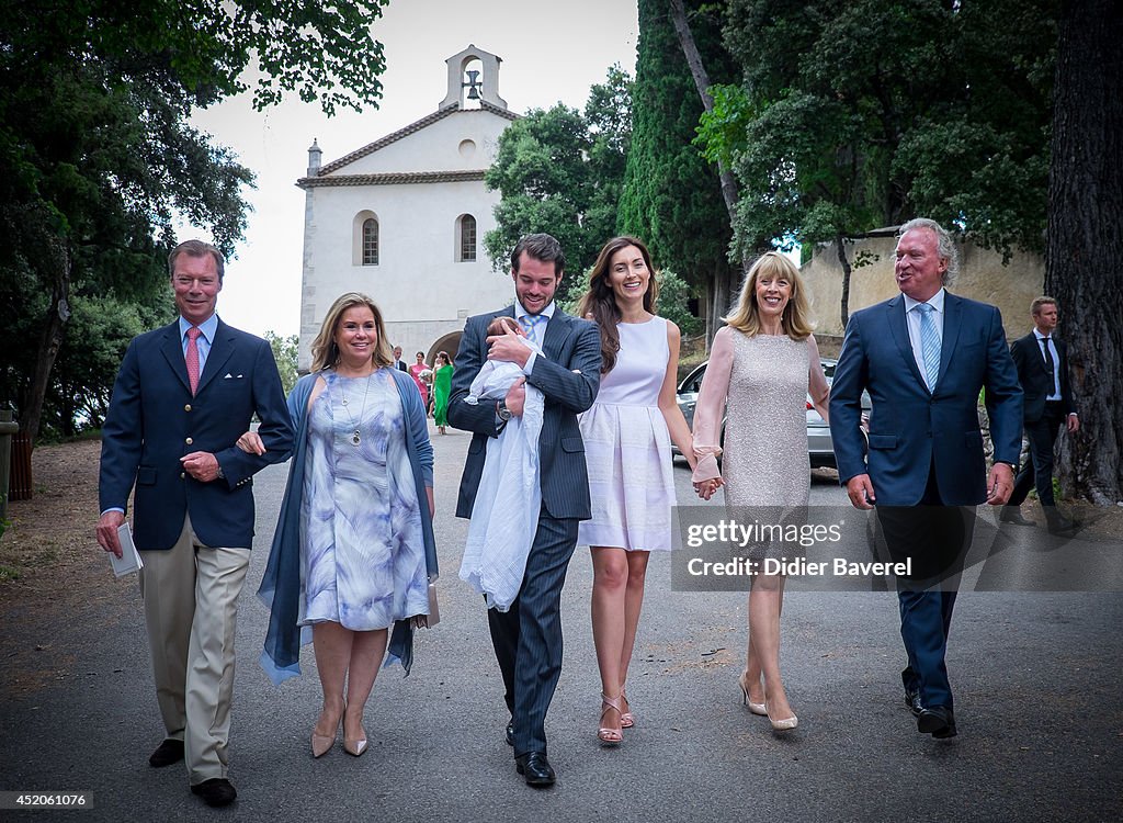 Christening Of Princess Amalia Of Luxembourg In Lorgues