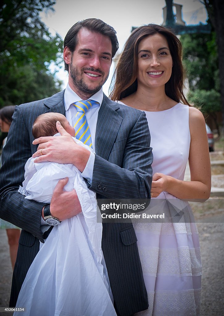 Christening Of Princess Amalia Of Luxembourg In Lorgues