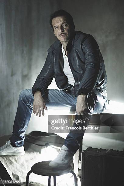 Actor Samuel Le Bihan is photographed for Self Assignment on October 28, 2013 in Paris, France.