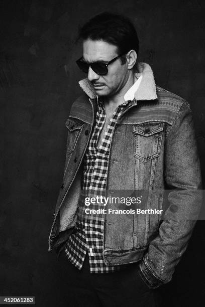 Actor Samuel Le Bihan is photographed for Self Assignment on October 28, 2013 in Paris, France.