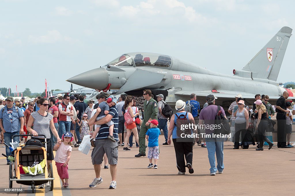 Red Arrows Celebrate 50th Anniversary At Royal International Air Tattoo