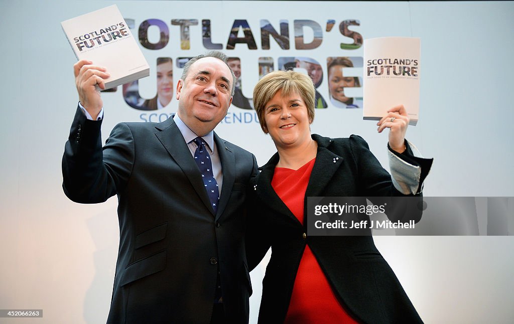 Alex Salmond Reveals The White Paper For An Independent Scotland