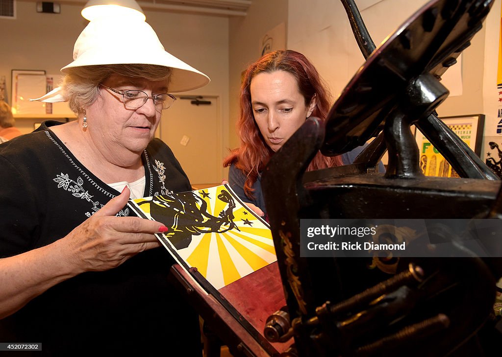 Hatch Show Print Tour At Country Music Hall Of Fame