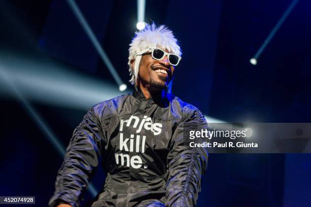 Rapper Andre 3000 of Outkast performs onstage during the BET Experience at L.A. Live on June 28, 2014 in Los Angeles, California.