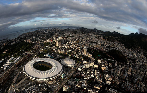 BRA: Aerial Views of Maracana & Rio FIFA Fan Fest - 2014 FIFA World Cup.