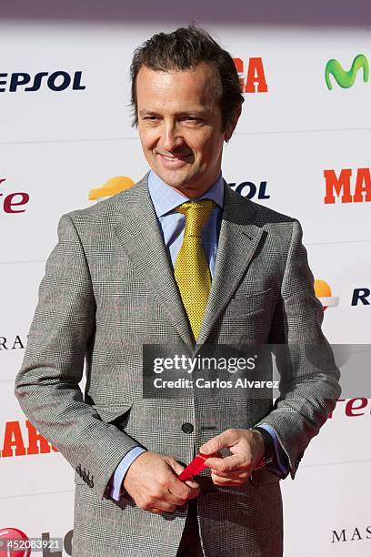 Angel Villamor attends the "Marca" award 75th anniversary at the Callao cinema on November 26, 2013 in Madrid, Spain.