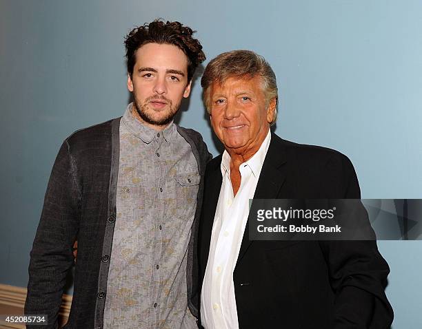 Vincent Piazza and Nick Puccio attends the 2014 Garden State Film Festival screening of "Destressed" at The Strand Theater on July 12, 2014 in...