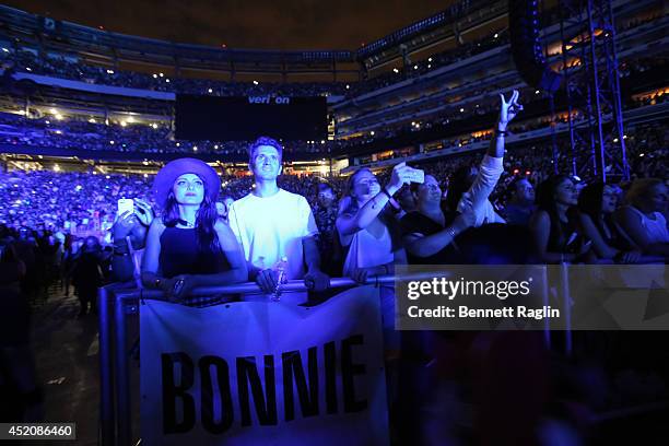 General view of guest during D'USSE VIP Riser + Lounge At On The Run Tour - MetLife Stadium on July 12, 2014 in East Rutherford City.