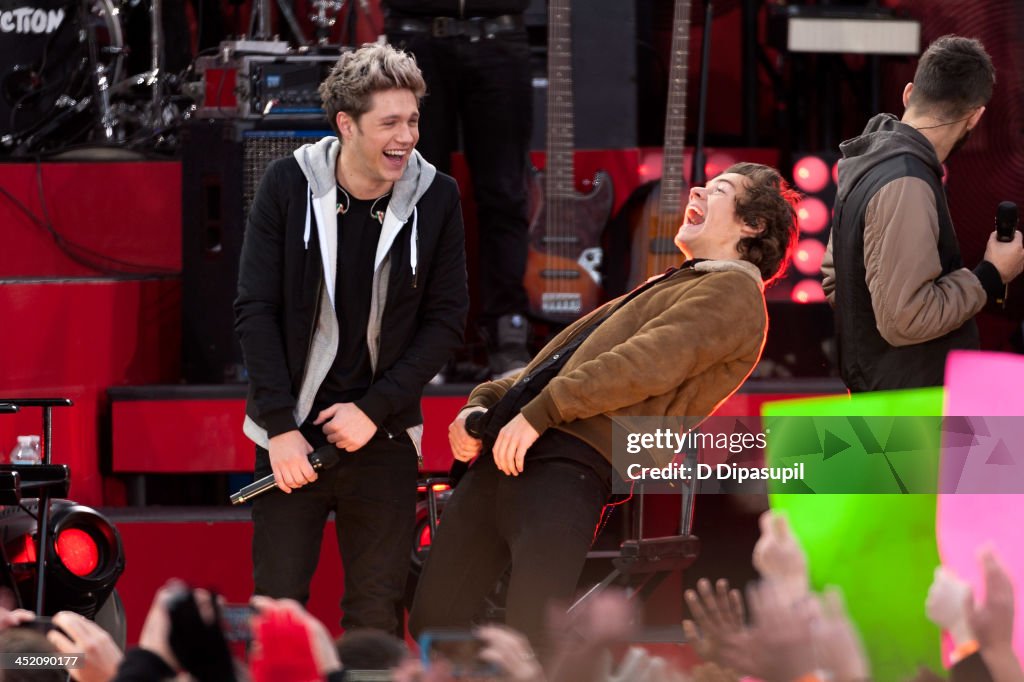 One Direction Performs On ABC's "Good Morning America"