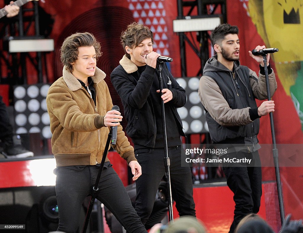 One Direction Perform On ABC's "Good Morning America"