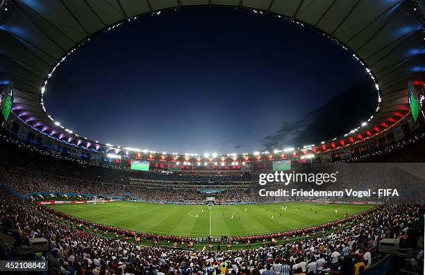 General view during the 2014 FIFA World Cup Brazil Final match between Germany and Argentina at Maracana on July 13, 2014 in Rio de Janeiro, Brazil.