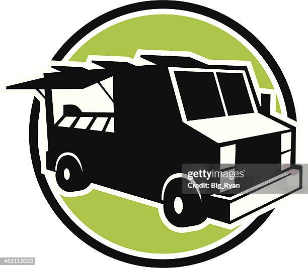 food truck icon - food truck stock illustrations