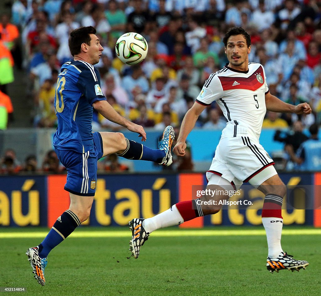 Germany v Argentina: 2014 FIFA World Cup Brazil Final