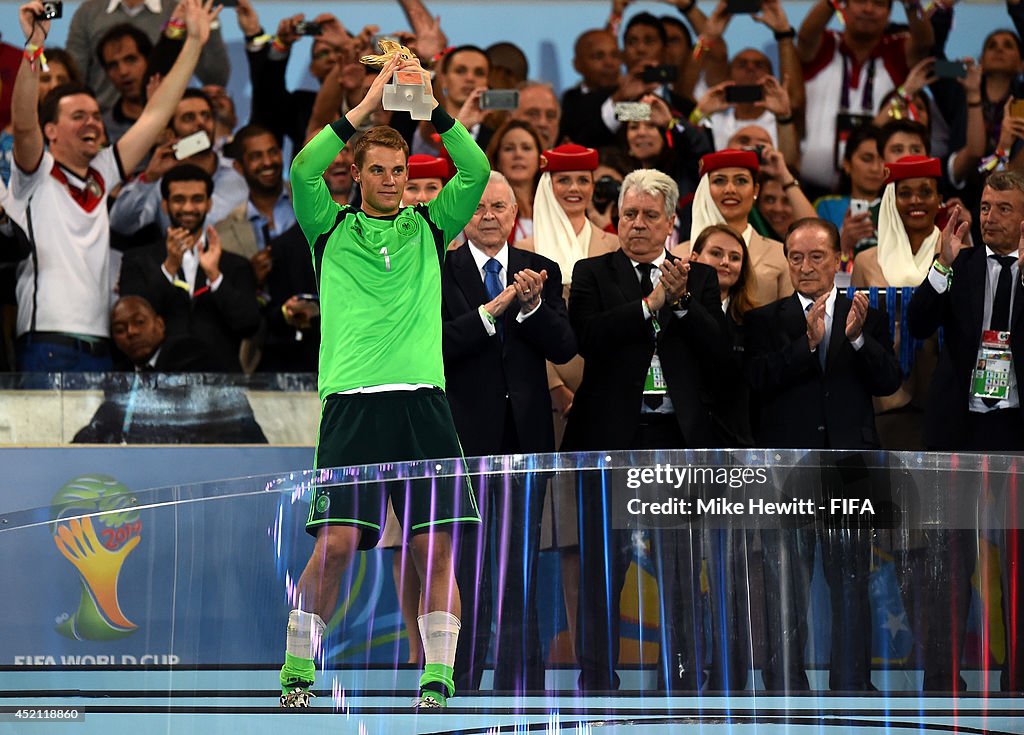 Germany v Argentina: 2014 FIFA World Cup Brazil Final