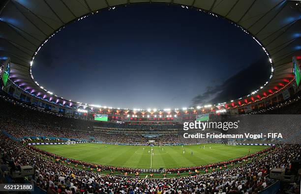 General view during the 2014 FIFA World Cup Brazil Final match between Germany and Argentina at Maracana on July 13, 2014 in Rio de Janeiro, Brazil.