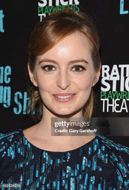 Actress Ahna O'Reilly attends the after party during "The Long Shrift" opening night at Rattlestick Playwrights Theater on July 13, 2014 in New York...