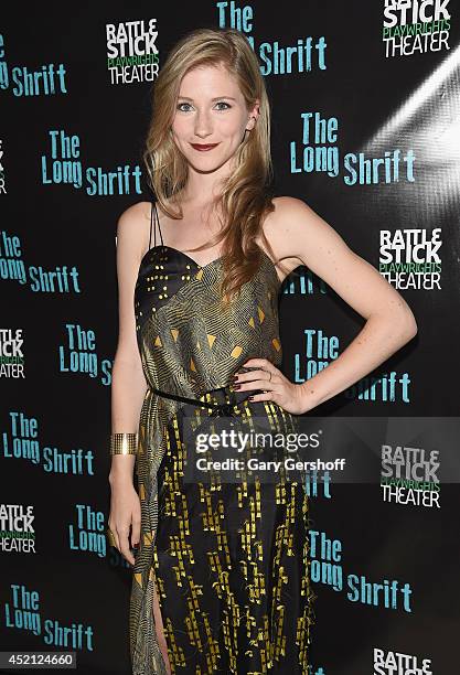 Actress Allie Gallerani attends the after party during "The Long Shrift" opening night at Rattlestick Playwrights Theater on July 13, 2014 in New...