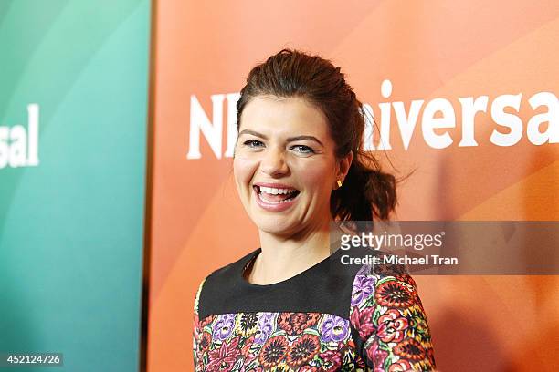 Casey Wilson arrives at NBCUniversal's 2014 Summer TCA Tour - Day 1 held at The Beverly Hilton Hotel on July 13, 2014 in Beverly Hills, California.