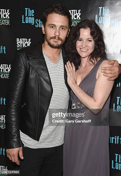 Director James Franco and actress Ally Sheedy attend the after party during "The Long Shrift" opening night at Rattlestick Playwrights Theater on...