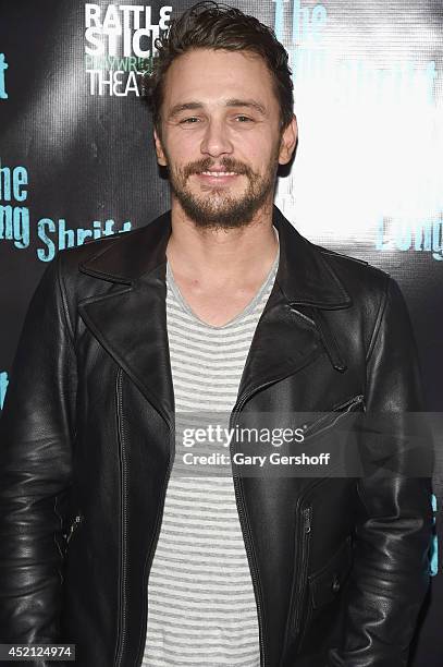 Director James Franco attends the after party during "The Long Shrift" opening night at Rattlestick Playwrights Theater on July 13, 2014 in New York...