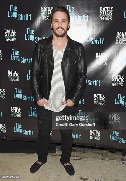 Director James Franco attends the after party during "The Long Shrift" opening night at Rattlestick Playwrights Theater on July 13, 2014 in New York...