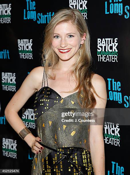 Actress Allie Gallerani attends "The Long Shrift" after party at Rattlestick Playwrights Theater on July 13, 2014 in New York City.