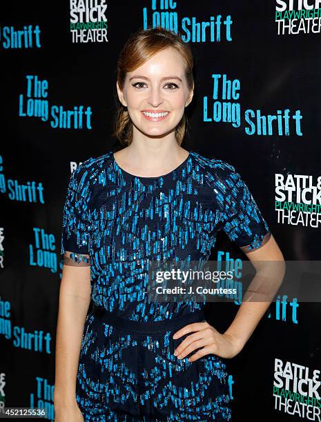 Actress Ahna O'Reilly attends "The Long Shrift" after party at Rattlestick Playwrights Theater on July 13, 2014 in New York City.