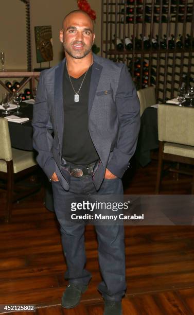 Joe Gorga attends the "Real Housewives Of New Jersey" Season Six Premiere Party on July 13, 2014 in Parsippany, New Jersey.