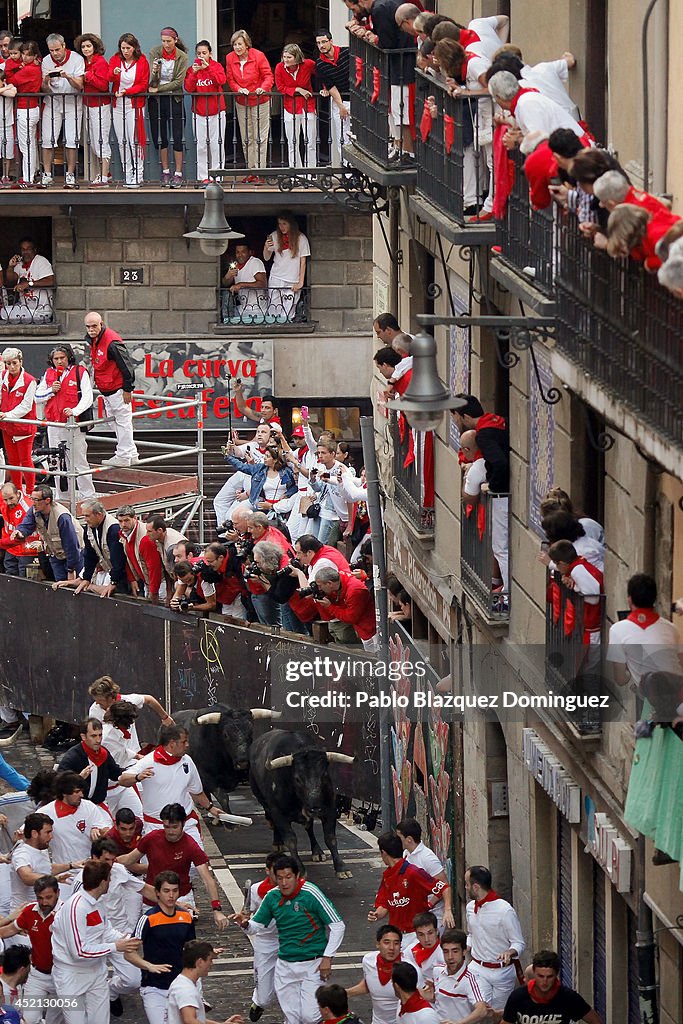 Pamplona Running Of The Bulls