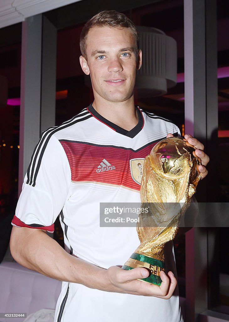 Germany Team Celebrates After Winning The 2014 FIFA World Cup