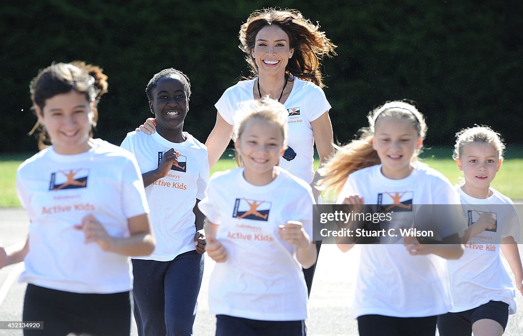 Sainsbury's Anniversary Games - Christine Bleakley School Visit