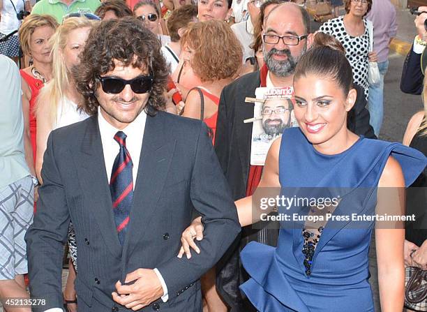 Morante de la Puebla attends the wedding of Spanish bullfighter Francisco Rivera and Lourdes Montes on July 12, 2014 in Seville, Spain.