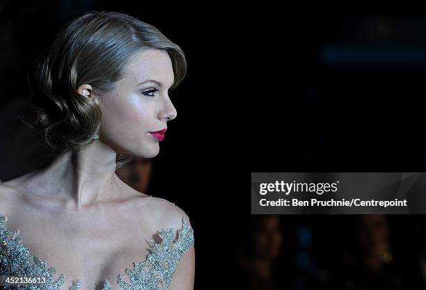 Taylor Swift attends the Winter White Gala In Aid Of Centrepoint on November 26, 2013 in London, England.