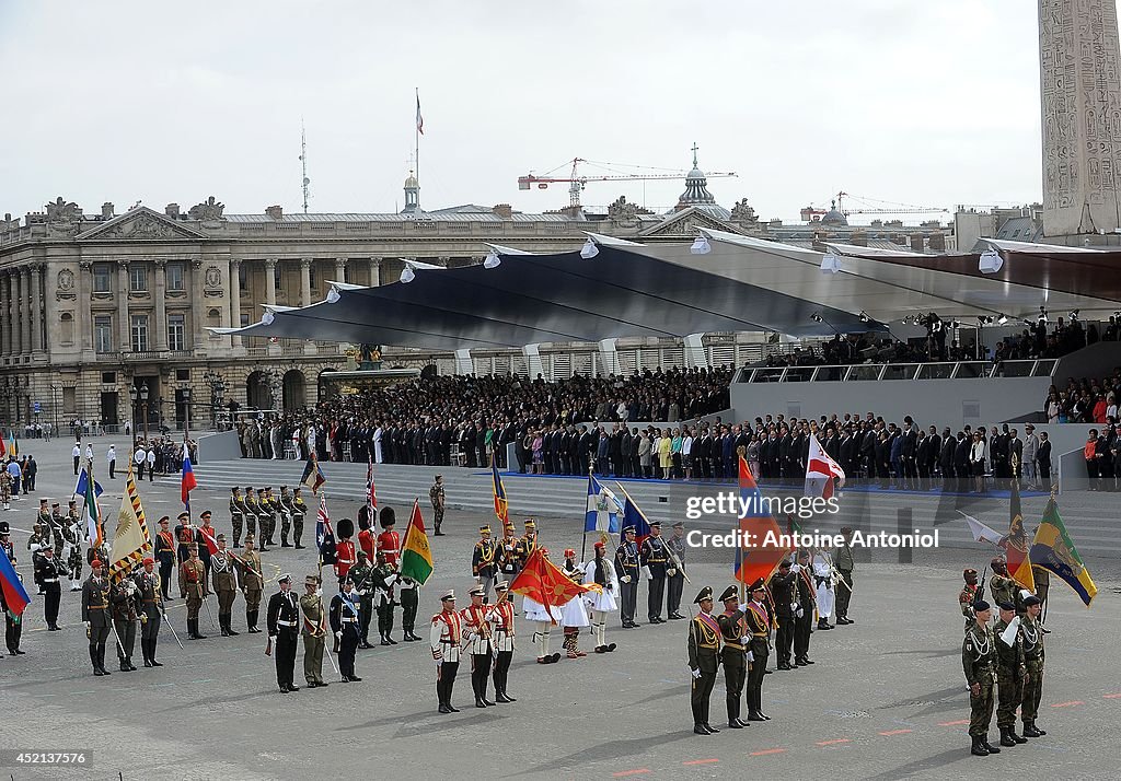 Bastille Day Military Ceremony On The Champs Elysees