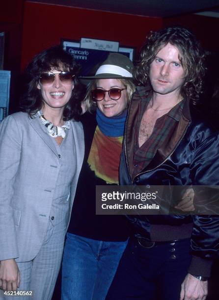 Actress Ronee Blakley, actress Season Hubley and guest attend the "Renaldo and Clara" Westwood Premiere on January 24, 1978 at the Regent Theatre in...