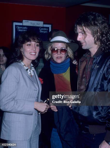 Actress Ronee Blakley, actress Season Hubley and guest attend the "Renaldo and Clara" Westwood Premiere on January 24, 1978 at the Regent Theatre in...